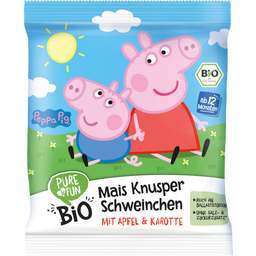 Peppa Pig - Bio Chrupki kukurydziane z jabłkiem i marchewką