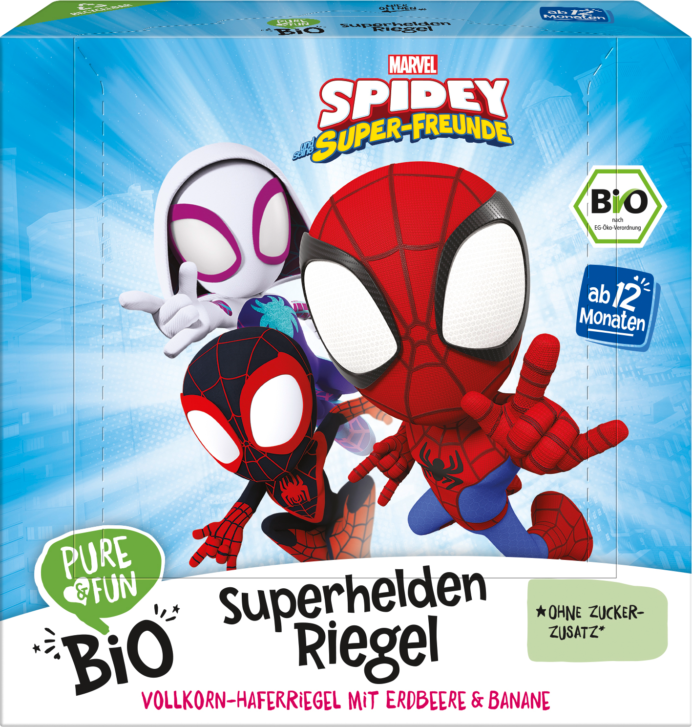 PURE & FUN Spidey Superhelden Reep - Biologisch
