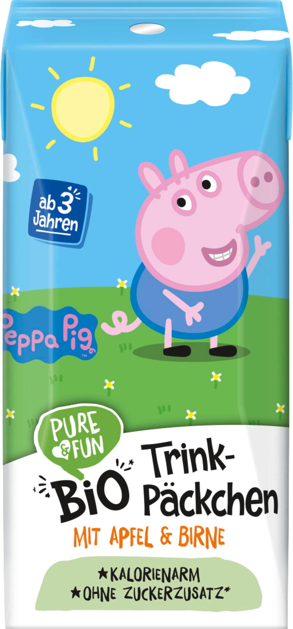 PURE & FUN Peppa Pig Bio Trink-Päckchen