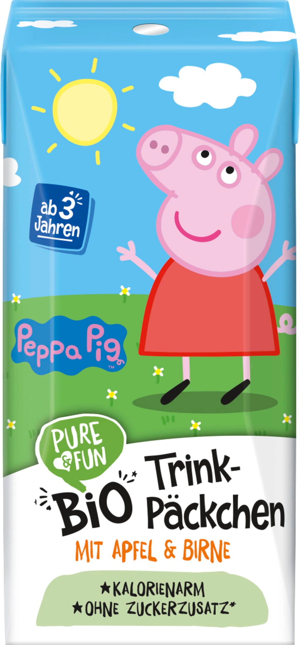 PURE & FUN Peppa Pig Bio Trink-Päckchen