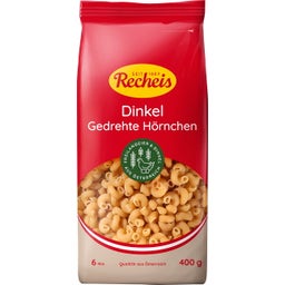 Naturgenuss Spelt Pasta - Macaroni with Ridges - Twisted Elbow Macaroni