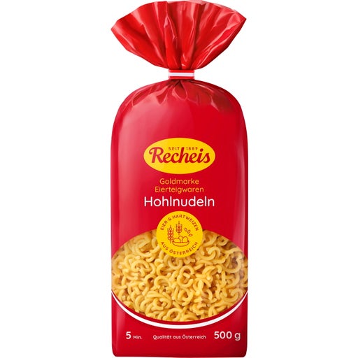Recheis Goldmarke Hohlnudeln - Hohlnudeln