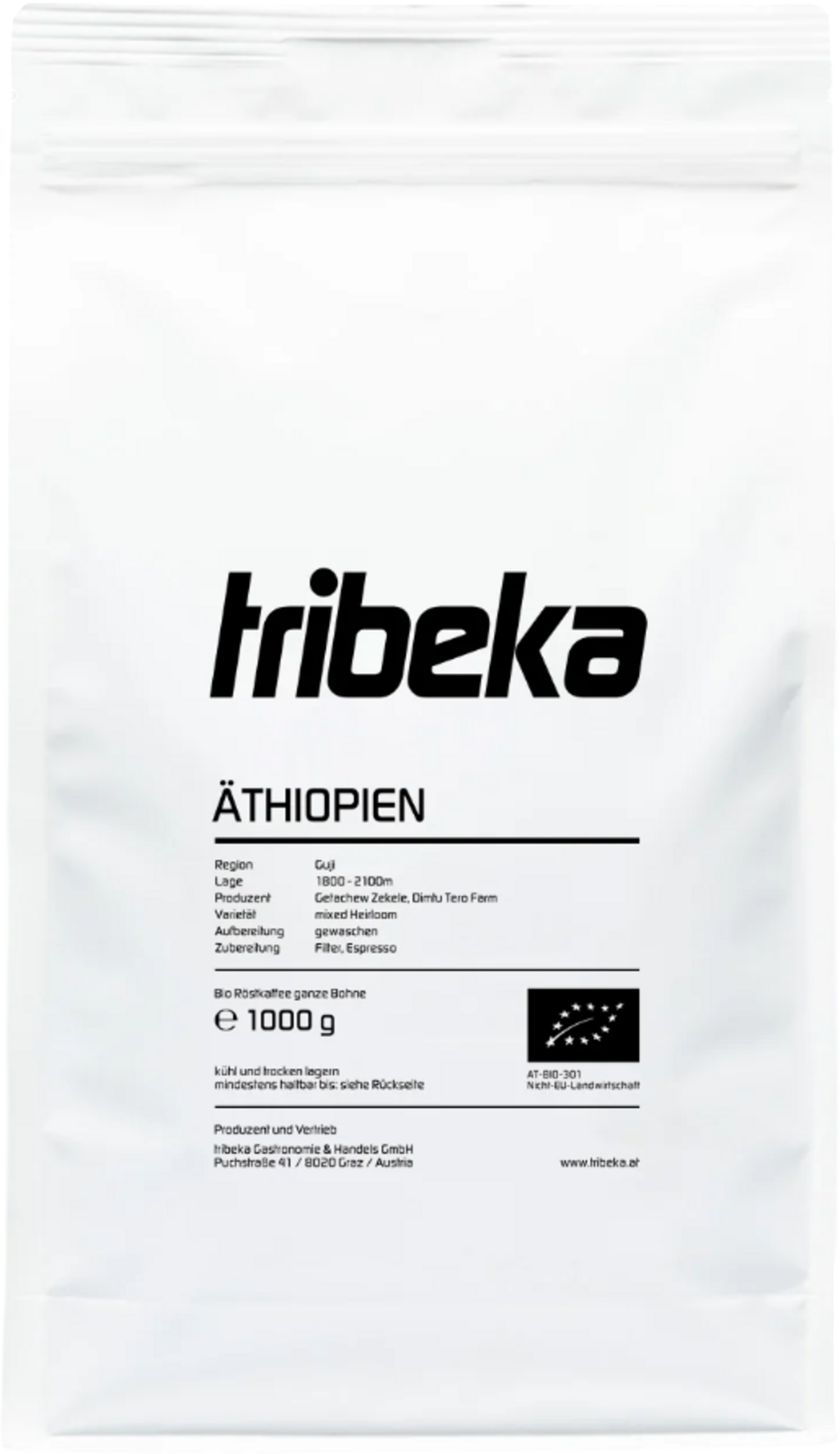 tribeka Bio Americano Äthiopien - 250 g