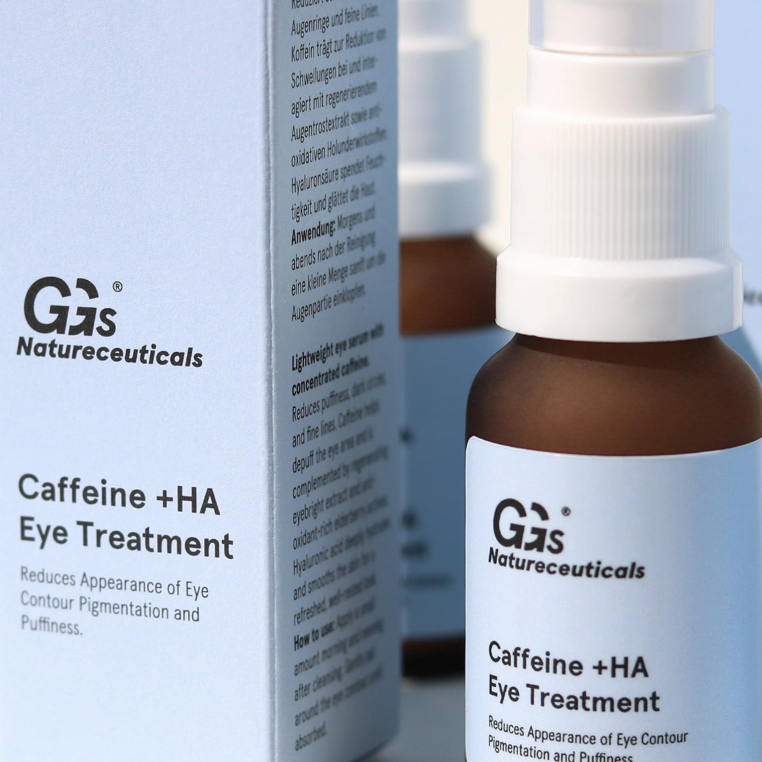 GG's Natureceuticals Caffeine + HA Eye Treatment - 15 ml