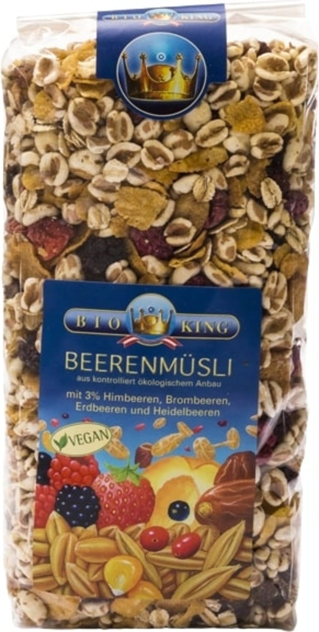 BioKing Muesli aux Fruits Rouges Bio