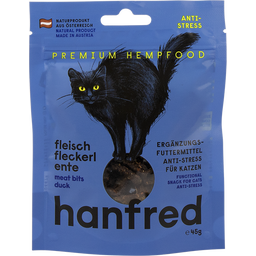 Hanfred Fleisch Fleckerl für Katzen - Ente