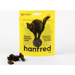 Hanfred Fleisch Fleckerl für Katzen - Huhn