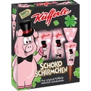 Czekoladowe parasolki z motywem świnki, 4 sztuki (54 g)