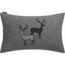 Housse de Coussin SILVRETTA « Troupeau de Cerfs », Anthracite