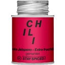 Chili jalapeno, mielone, czerwone - ekstra owocowe! - 70 g