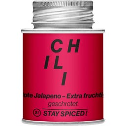 Chili jalapeno, kruszone, czerwone, 3mm - ekstra owocowe!