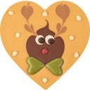 Organic MiXing - Deluxe Caramel Heart with Rudolph - 100 g