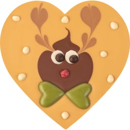 Organic MiXing - Deluxe Caramel Heart with Rudolph - 100 g