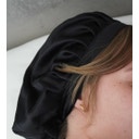 lotta curls Silk Bonnet - Black