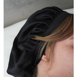 lotta curls Silk Bonnet - Black