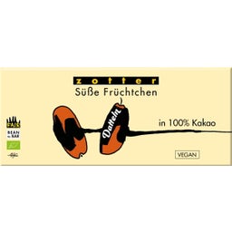Bio Süße Früchtchen Datteln in 100 % Kakao - 80 g