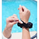 lotta curls Zipper Scrunchie - Black