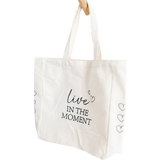 Bake Affair Torba bawełniana "Live in the moment"