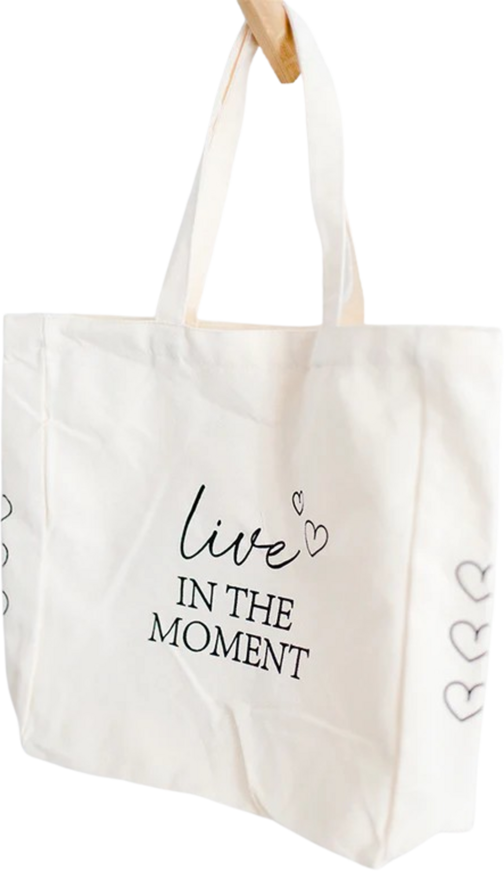Bake Affair Baumwolltasche "Live in the moment" - 1 Stk