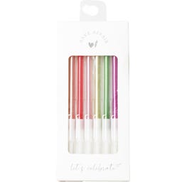 Bake Affair Bougies d’Anniversaire – Lot de 6 - Coloré