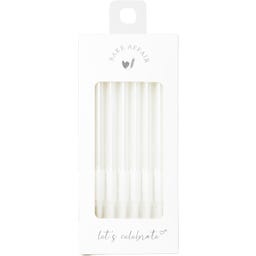 Bake Affair Birthday Candles (6 count) - White