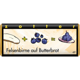 Zotter Schokoladen Organic Juneberry on Buttered Bread