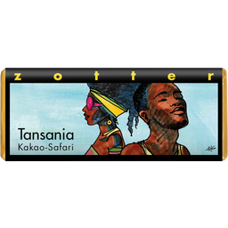 Zotter Schokoladen Biologische Tanzania Cacao Safari - 70 g