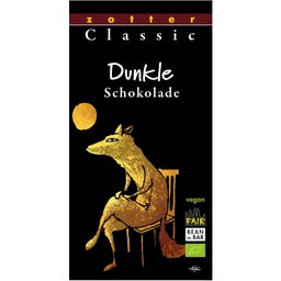 Zotter Schokoladen Organic Dark Chocolate - Classic - 70 g