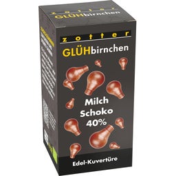 Zotter Schokoladen Bio Glühbirnchen Milchschokolade 40% - 130 g