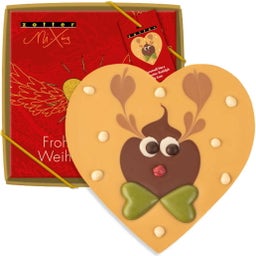 Organic MiXing - Deluxe Caramel Heart with Rudolph - 100 g