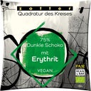 Bio Quadratur des Kreises 75% Dunkle Schoko mit Erythrit