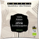 Bio Quadratur des Kreises 100% Dunkle Schoko ohne Zucker