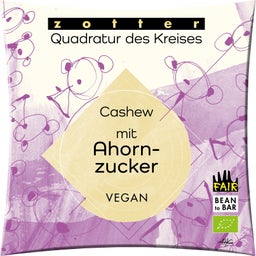 Bio Quadratur des Kreises Cashew mit Ahornzucker - 70 g