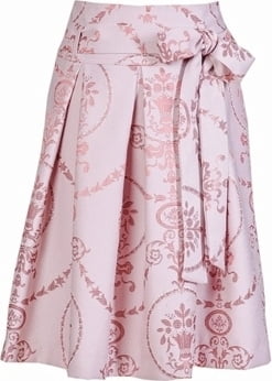 Poje Tracht Traditionele rok, elegant en smal, roze