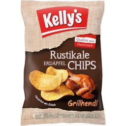 Kelly´s Rustikale Erdäpfelchips Grillhendl - 110 g