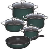 Nouvelle Set di Pentole Smaltate - 5 Pezzi