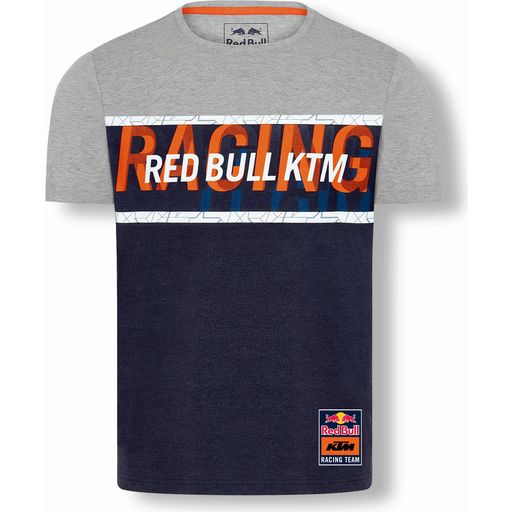 Red Bull KTM Racing Team Majica Letra siva/mornarsko modra