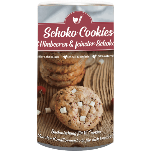 Cookies mit weißer Schokolade und Himbeeren - 660 g