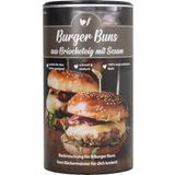 Burger Buns - Fekete szezámmal brioche tésztából
