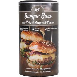 Burger Buns - Fekete szezámmal brioche tésztából - 678 g
