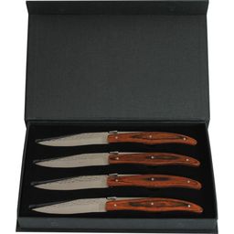 Steak Knife Set with Paccawood Handles - 4 Pieces