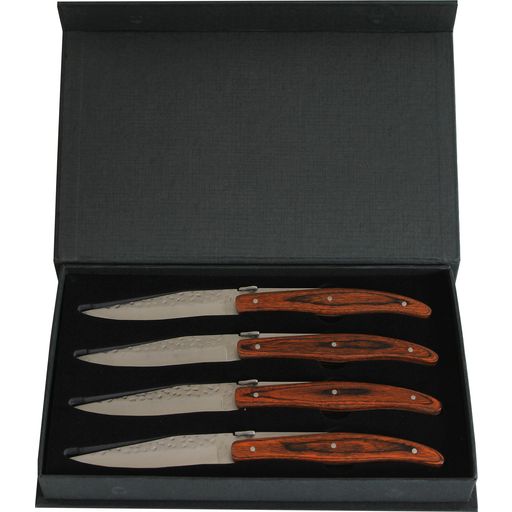 Steak Knife Set with Paccawood Handles - 4 Pieces - 1 Pc