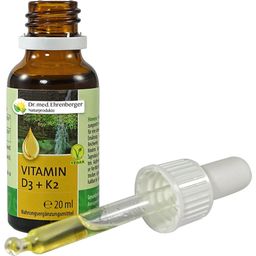 Dr. Ehrenberger Vitamin D3 + K2 kapljice - 20 ml