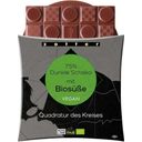 Kör a négyzeten - 75% sötét csokoládé Biosüße édesítővel