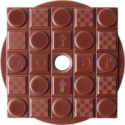 Kwadratowe koło 75% ciemnej czekolady z organiczną słodyczą - 70 g