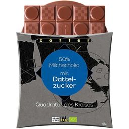 Quadrature du Cercle - Chocolat au Lait 50% au Sucre de Datte - 70 g