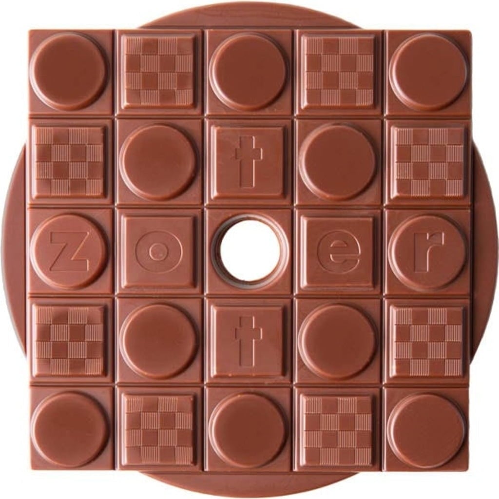 Kör a négyzeten - 50% tejcsokoládé datolyacukorral - 70 g