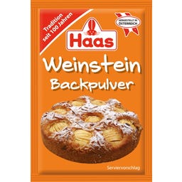 Haas Weinstein Backpulver - 48 g