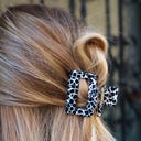 lotta curls Hair Clip  - black/white