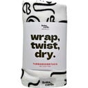 lotta curls Hair Turban  - black/white